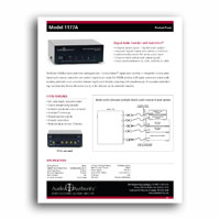 Audio Authority 1177A product focus sheet