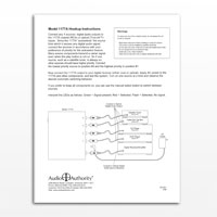 Audio Authority 1177A manual
