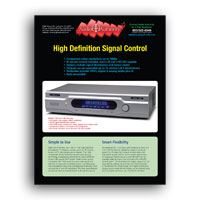 Audio Authority 1156 product brochure