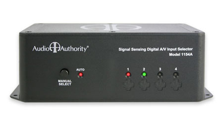 Audio Authority 4x1 Component Video and Audio AutoSelector Switch