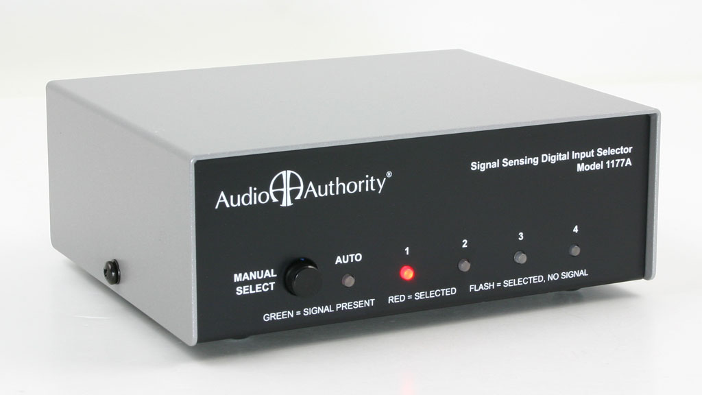 Audio Authority 1177A TOSLink/Coaxial Digital Switcher/Switch Automatic