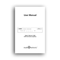 Audio Authority 1394A Manual - click to download PDF