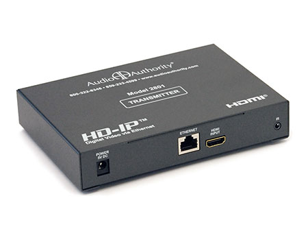 Gigabit  Cat5 on Audio Authority 2801 Hd Ip Hdmi Over Gigabit Ip Transmitter