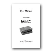 Audio Authority HD-IP Manual - click to download PDF