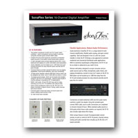Audio Authority SF-16M / ADX Focus Sheet - click to download PDF
