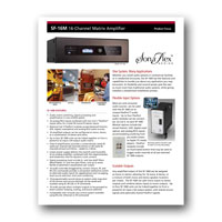 Audio Authority SonaFlex SF-16M Focus Sheet - click to download PDF