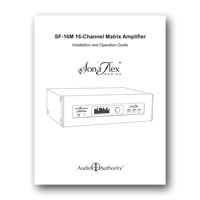 Audio Authority SonaFlex SF-16M Manual - click to download PDF