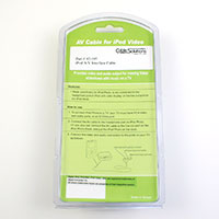 iPod A/V Interface Cable, 42-105-1.5M, package, back