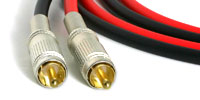 Canare Low-Microphonic Stereo Audio Interconnect Cables