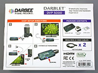 DarbeeVision DVP-5000 Darblet Package, back