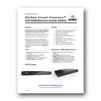 Darbeevision DVP-5100CIE Custom Installer Edition Product Brief, PDF