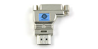 Gefen ADA-HDMIM-2-DVIFR HDMI-male to DVI-female Adapter - Right Offset