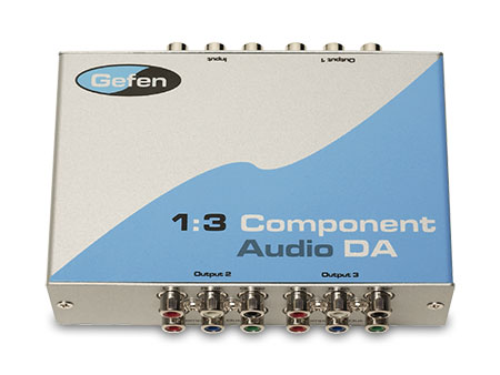 Gefen EXT-COMPAUD-143 1x3 Component Video and Audio Distribution Amplifier