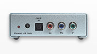 Gefen EXT-COMPAUD-2-HDMID Component Video and Digital Audio to HDMI Converter - back panel