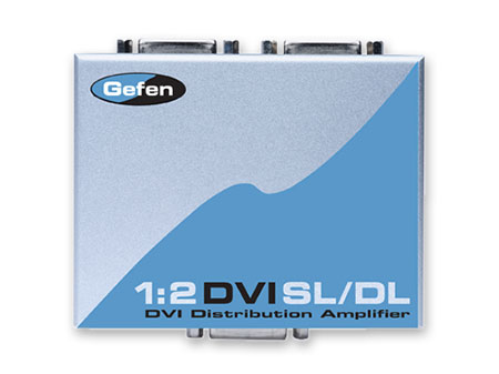 Gefen EXT-DVI-142DL 1x2 DVI Dual-Link Splitter / Distribution Amplifier