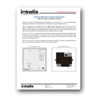 Intelix DIGI-HD-UHR2-WP-S HDMI Balun / Wallplate Extender Transmitter, Specifications - Click to download PDF