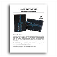 Intelix DIGI-V3SD Component Video, Audio and IR/RS232 Active Balun Set - Manual (click to download PDF)