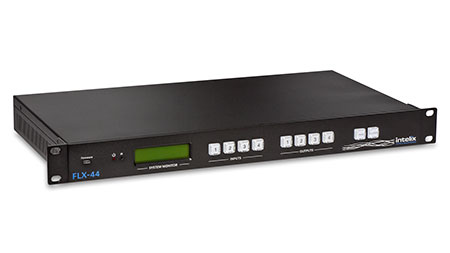 Intelix FLX-44 4x4 HDMI Matrix Switcher / HDBaseT Distribution System 