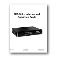 Intelix FLX-88 Flex Matrix Distribution System, Installation Manual - PDF