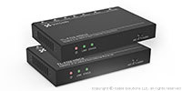 TechLogix Networx TL-FO2-HDC2 HDMI 2.0 and Control over Two Fiber Optic Cable Extender 