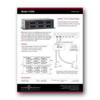 Audio Authority 1109A focus sheet - clicl to download PDF