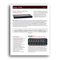 Audio Authority 1173BK Focus Sheet - Click to download PDF