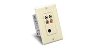 Audio Authority 1180RD Single Cat 5 Component / Digital Audio Wallplate Receiver