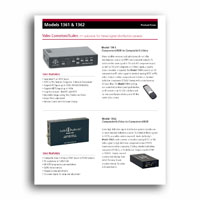 Audio Authority 1360 - 1361 Focus Sheet