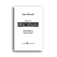 Audio Authority 1361 User Manual