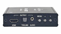 Audio Authority 1385 output panel