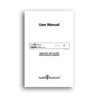 Audio Authority 1394 Manual - click to download PDF