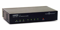 Audio Authority 1394A 1x4 HDMI v1.3 Distribution Amplifier / Splitter