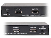 Audio Authority 1398B - inset closeup