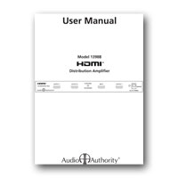 Audio Authority 1398B Manual - click to download PDF