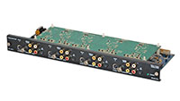 Audio Authority 2124 4-input SD Video/Audio Source Card for HLX, right-front view