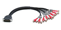 Audio Authority 802-674 DB-25-male to 16 RCA-female Audio Breakout Cable