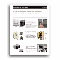 Audio Authority dual Cat-5 Receiver Focus Sheet - click to download PDF