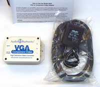 Audio Authority 9A60 High-Definition VGA to Component Video Transcoder - included items