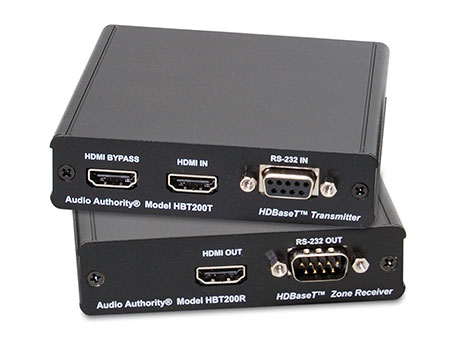 Audio Authority HBT200KIT Long Range HDBaseT HDMI Extender Kit