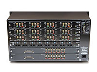 Audio Authority HLX-12C8D16A 12x8+16 Modular Matrix Distribution System, back panel