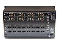Audio Authority HLX-8C16D 8x16 Modular Matrix Distribution System, back panel