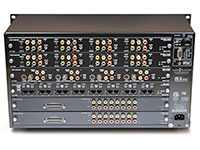 Audio Authority HLX-8C4V8D16A 8+4x8+16 Modular Matrix Distribution System, back panel
