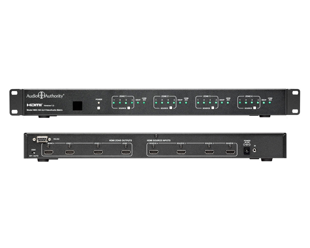 Audio Authority HMX144 4x4 HDMI ver. 1.3 Matrix Switcher
