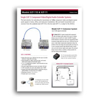 Audio Authority Distribution System Focus Sheet in PDF format