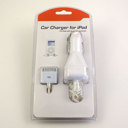 Cable Solutions 42-130 Car Charger for iPod / iPhone - Plugs into any Cigarette Lighter Jack for Charging on the Go