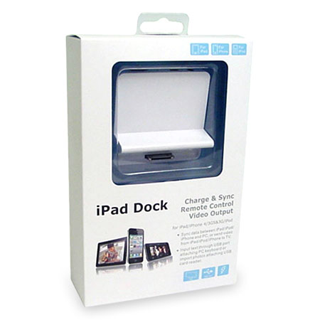 42-161 AV-IR Remote iPad, iPod, iPhone Docking Station with Remote Control