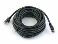 Cable Solutions Cat-5e Cable, 25 foot, black