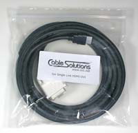 Cable Solutions "FV Series" DVI-D to HDMI Digital Cable