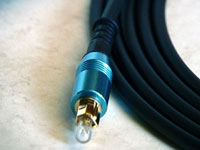 Cable Solutions TOS-Series TOSLink Optical Digital Audio Cable, connector and strain-relief