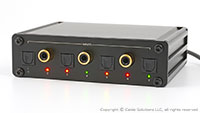 Cable Solutions DIgital Audio Switcher, 3 coaxial and 4 TOSLink inputs